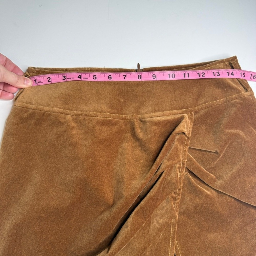 Vintage Sao Paulo Knee Length in Cognac Size 4 - Picture 8 of 10